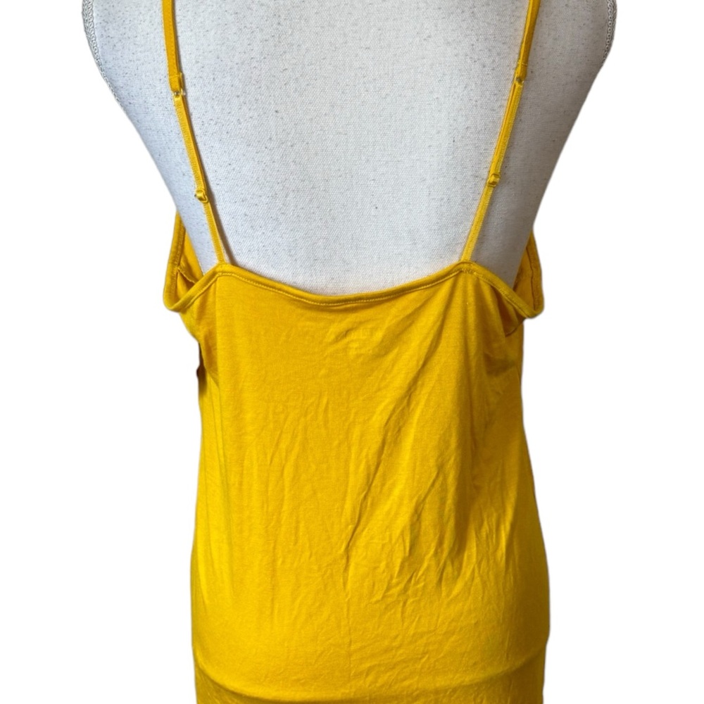 NWT Pretty YELLOW Adjustable Tank/Cami LARGE #W - Picture 4 of 7